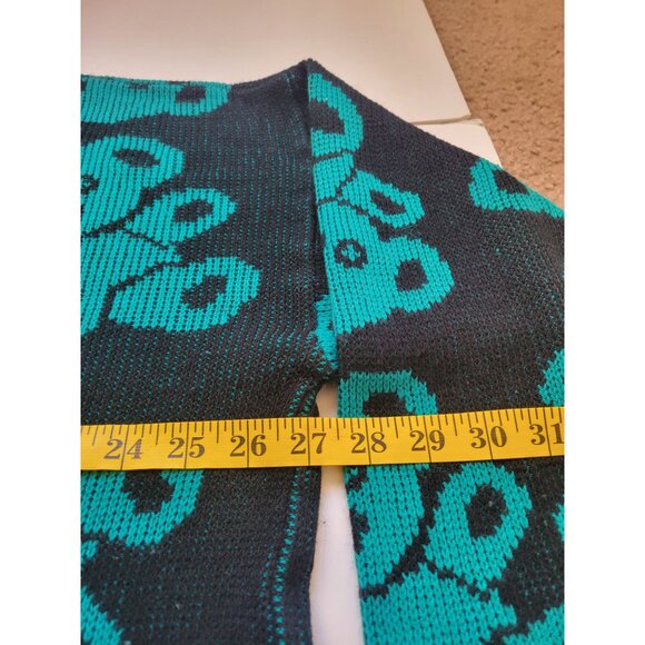 Ricki Division of Miss Erika Vintage 80's Teddy Bear All Over Print Sweater XL - Picture 7 of 8